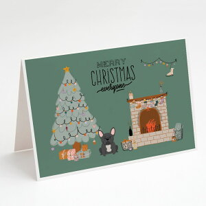 [] Caroline's Treasures t`uhbÕNX}XJ[hitjA5C` x 7C`i8JEg [yVCOʔ] | Caroline's Treasures French Bulldog Christmas Greeting Cards with Envelope