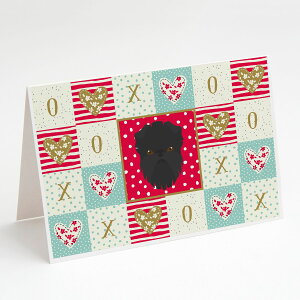 [RDY] [��������] Caroline's Treasures Affenpinscher Love Greeting Cards with Envelopes, 5 x 7 (8 Count) [�y�V�C�O�ʔ�] | Caroline's Treasures Affenpinscher Love Greeting Cards with Envelopes, 5 x 7 (8 Count)