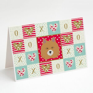 [RDY] [��������] Caroline's Treasures Elo Dog Love Greeting Cards with Envelopes, 5 x 7 (8 Count) [�y�V�C�O�ʔ�] | Caroline's Treasures Elo Dog Love Greeting Cards with Envelopes, 5 x 7 (8 Count)