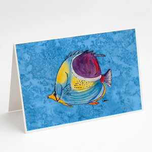 [RDY] [��������] Caroline's Treasures Fish Tropical Greeting Cards with Envelopes, 5 x 7 (8 Count) [�y�V�C�O�ʔ�] | Caroline's Treasures Fish Tropical Greeting Cards with Envelopes, 5 x 7 (8 Count)