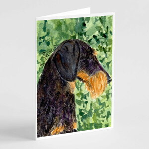 [RDY] [��������] Caroline's Treasures �_�b�N�X�t���g�E�O���[�e�B���O�J�[�h�i�����t���j�A5�C���` x 7�C���`�i8�J�E���g [�y�V�C�O�ʔ�] | Caroline's Treasures Dachshund Greeting Cards with Envelopes, 5 x 7 (8 C