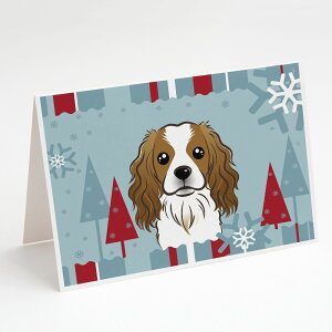 [RDY] [] Caroline's Treasures LoAXpjG̃NX}XJ[hitjA5C` x 7C`i8JEg [yVCOʔ] | Caroline's Treasures Winter Cavalier Spaniel Christmas Greeting Cards w