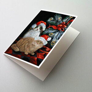 [RDY] [��������] Caroline's Treasures Cat Kitty Glitter Christmas Greeting Cards with Envelop, 5" x 7" (8 Count) [�y�V�C�O�ʔ�] | Caroline's Treasures Cat Kitty Glitter Christmas Greeting Cards with Envelopes, 5" x 7" (8 Count)