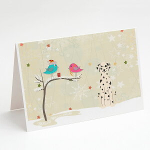 [RDY] [] Caroline's Treasures _VA NX}XJ[hitjA5C` x 7C`i8JEg [yVCOʔ] | Caroline's Treasures Dalmatian Christmas Greeting Cards with Envelopes, 5" x 7" (8 Co