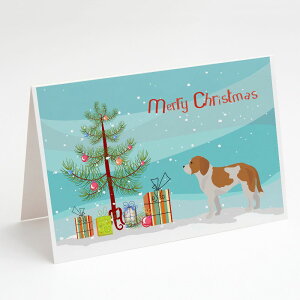 [] Caroline's Treasures r[OG NX}XJ[hitjA5C` x 7C`i8JEg [yVCOʔ] | Caroline's Treasures Beaglier Christmas Greeting Cards with Envelopes, 5" x 7" (8 Count)