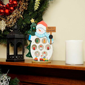 [RDY] [] 10.25C`ؐXm[}u[NX}XvJbgAEgƃ~j`AI[ige[ugbvfR[V [yVCOʔ] | 10.25" Wooden Snowman "Merry Christmas" Cut-Out