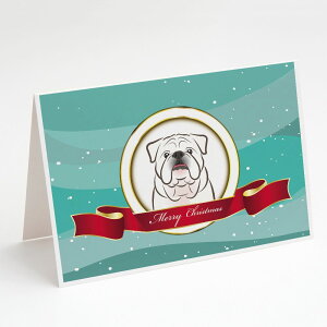 [RDY] [] Caroline's Treasures CObVuhbÕNX}XJ[hitjA5C` x 7C`i8JEg [yVCOʔ] | Caroline's Treasures English Bulldog Christmas Greeting Cards wit