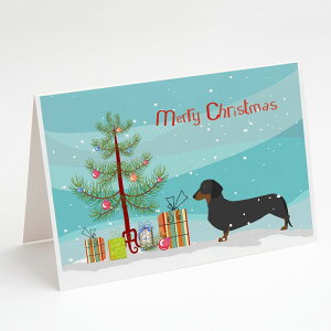 [] Caroline's Treasures _bNXtg NX}X O[eBOJ[h tA5C` x 7C`i8JEgj [yVCOʔ] | Caroline's Treasures Dachshund Christmas Christmas Greeting Ca