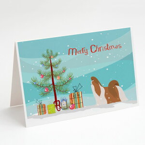 [RDY] [��������] Caroline's Treasures Shih Tzu Christmas Christmas Greeting Cards with Envelop, 5" x 7" (8 Count) [�y�V�C�O�ʔ�] | Caroline's Treasures Shih Tzu Christmas Christmas Greeting Cards with Envelopes, 5" x 7" (8 Count)
