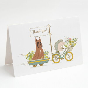 [] Caroline's Treasures Boxer Fawn Cropped Ears Greeting Cards with Envelopes, 5" x 7" (8 Count) [yVCOʔ] | Caroline's Treasures Boxer Fawn Cropped Ears Greeting Cards with Envelopes, 5" x 7" (8 Count)