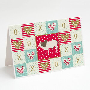 [��������] Caroline's Treasures Malvi Cow Love Greeting Cards with Envelop, 5" x 7" (8 Count) [�y�V�C�O�ʔ�] | Caroline's Treasures Malvi Cow Love Greeting Cards with Envelopes, 5" x 7" (8 Count)