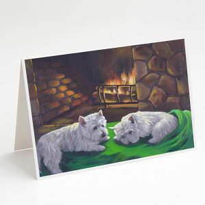 [RDY] [��������] Caroline's Treasures Westie A Winter's Night Greeting Cards with Envelopes, 5 x 7 (8 Count) [�y�V�C�O�ʔ�] | Caroline's Treasures Westie A Winter's Night Greeting Cards with Envelopes, 5 x 7 (8 Count)
