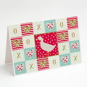 [RDY] [] Caroline's Treasures AJyL_bÑO[eBOJ[hAtA5" x 7"i8JEgj [yVCOʔ] | Caroline's Treasures American Pekin Duck Love Greeting Cards with Envelopes