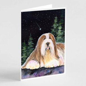 [RDY] [��������] Caroline's Treasures Starry Night Bearded Collie Greeting Cards with Envelopes, 5" x 7" (8 Count) [�y�V�C�O�ʔ�] | Caroline's Treasures Starry Night Bearded Collie Greeting Cards with Envelopes, 5" x 7" (8 Count)