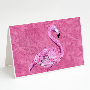 [RDY] [] Caroline's Treasures t~S̃O[eBOJ[hAtA5C`x7C`i8JEgj [yVCOʔ] | Caroline's Treasures Flamingo Greeting Cards with Envelopes, 5" x 7" (8 Count)