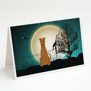 [RDY] [��������] Caroline'sTreasures Scary Irish Terrier Halloween Greeting Cards with Envelopes, 5" x 7" (8 Count) [�y�V�C�O�ʔ�] | Caroline'sTreasures Scary Irish Terrier Halloween Greeting Cards with Envelopes, 5" x 7" (8 Count)