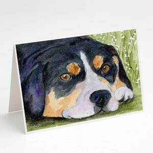 [��������] Caroline's Treasures Entlebucher Mountain Dog Greeting Cards with Envelope, 5" x 7" (8 Count) [�y�V�C�O�ʔ�] | Caroline's Treasures Entlebucher Mountain Dog Greeting Cards with Envelopes, 5" x 7" (8 Count)