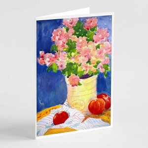 [RDY] [��������] Caroline's Treasures �s���N�̉ԑ��̃O���[�e�B���O�J�[�h�A�����t���A5�C���`x7�C���`�i8�J�E���g�j [�y�V�C�O�ʔ�] | Caroline's Treasures Pink Bouquet of Flowers Greeting Cards with Envelopes, 5"