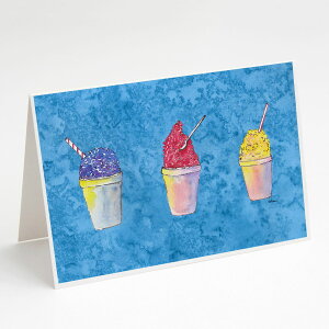 [RDY] [��������] Caroline's Treasures Snowballs and Snowcones Greeting Cards with Envelopes, 5 x 7 (8 Count) [�y�V�C�O�ʔ�] | Caroline's Treasures Snowballs and Snowcones Greeting Cards with Envelopes, 5 x 7 (8 Count)