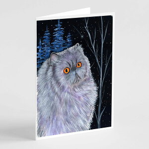 [RDY] [��������] Caroline's Treasures Starry Night Cat Persian Greeting Cards with Envelop, 5 x 7 (8 Count) [�y�V�C�O�ʔ�] | Caroline's Treasures Starry Night Cat Persian Greeting Cards with Envelopes, 5 x 7 (8 Count)