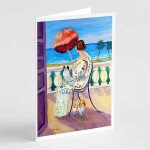 [RDY] [��������] Caroline's Treasures Lady with Her Japanese Chin Greeting Cards with Envelope, 5 x 7 (8 Count) [�y�V�C�O�ʔ�] | Caroline's Treasures Lady with Her Japanese Chin Greeting Cards with Envelopes, 5 x 7 (8 Count)