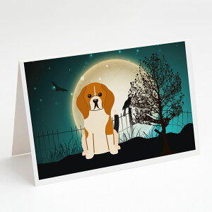[RDY] [��������] Caroline'sTreasures Scary Beagle Halloween Greeting Cards with Envelopes, 5" x 7" (8 Count)�i�L�������C���Y�g���W���[�Y �X�P�A���[�r�[�O�� �n���E�B���O���[�e�B���O�J�[�h�j�B [�y�V�C�O�ʔ�
