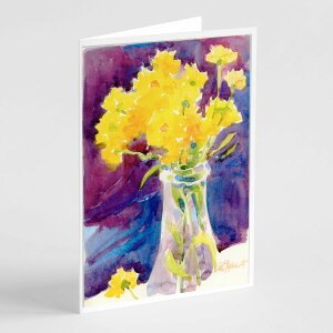 [] Caroline's Treasures ԕO[eBOJ[hAtA5C`x7C`i8JEgj [yVCOʔ] | Caroline's Treasures Flower Greeting Cards with Envelopes, 5" x 7" (8 Count)