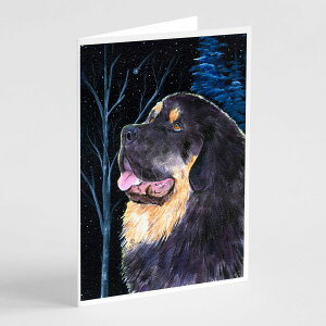 [RDY] [��������] Caroline's Treasures Starry Night Tibetan Mastiff Everyday Greeting Cards with Envelope, 5 x 7 (8 Count) [�y�V�C�O�ʔ�] | Caroline's Treasures Starry Night Tibetan Mastiff Everyday Greeting Cards with Envelopes, 5 x 7 (8 Co