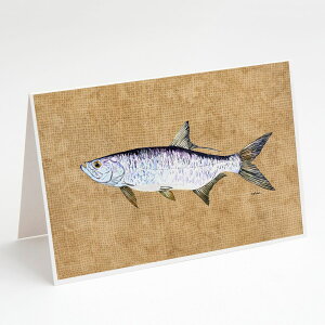 [RDY] [��������] Caroline's Treasures Tarpon Greeting Cards with Envelopes, 5" x 7" (8 Count) [�y�V�C�O�ʔ�] | Caroline's Treasures Tarpon Greeting Cards with Envelopes, 5" x 7" (8 Count)