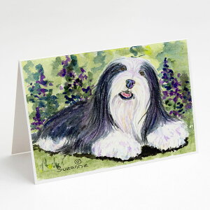 [] Caroline's Treasures rAfbhR[EO[eBOJ[hitjA5C`x7C`i8JEg [yVCOʔ] | Caroline's Treasures Bearded Collie Greeting Cards with Envelopes, 5" x 7
