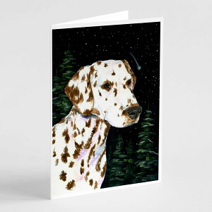 [RDY] [��������] Caroline's Treasures Starry Night Dalmatian Greeting Cards with Envelopes, 5 x 7 (8 Count) [�y�V�C�O�ʔ�] | Caroline's Treasures Starry Night Dalmatian Greeting Cards with Envelopes, 5 x 7 (8 Count)