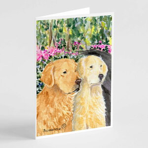 [RDY] [] Caroline's Treasures S[fgo[EO[eBOJ[hitjA5C` x 7C`i8JEg [yVCOʔ] | Caroline's Treasures Golden Retriever Greeting Cards with Envelop