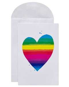 [RDY] [] American Greetings tnJ[hAC{[n[gi48gj [yVCOʔ] | American Greetings Blank Cards with Envelopes, Rainbow Heart (48-Count)