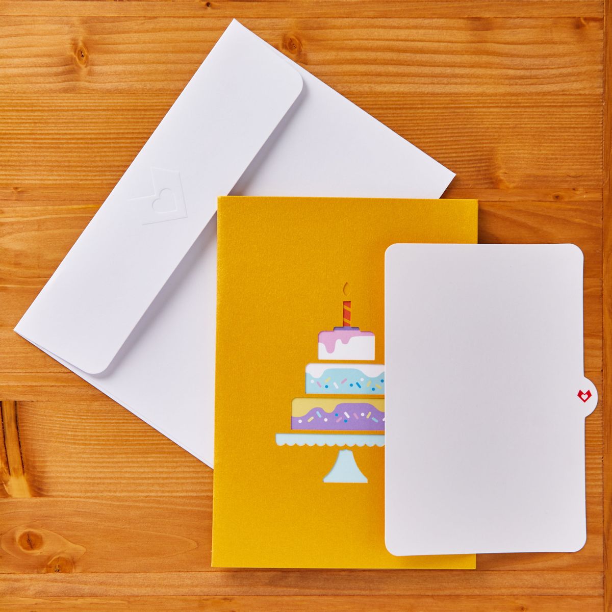 [送料無料] Lovepop Happy Birthday Cake Pop Up 3D グリーティングカード、5インチ x 7インチ、封筒付き [海外通販] Lovepop Happy Birthday Cake Pop Up 3D Greeting Card, 5" x 7", Envelope Included