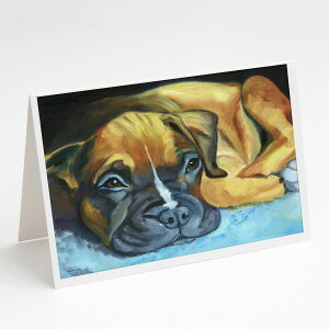 [��������] Caroline's Treasures Boxer Pup Greeting Cards with Envelopes, 5" x 7" (8 Count) [�y�V�C�O�ʔ�] | Caroline's Treasures Boxer Pup Greeting Cards with Envelopes, 5" x 7" (8 Count)