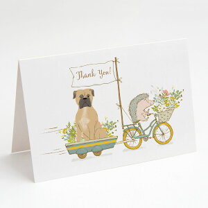 [RDY] [��������] Caroline's Treasures �}�X�e�B�t�E�O���[�e�B���O�J�[�h�i�����t���j�A5�C���` x 7�C���`�i8�J�E���g [�y�V�C�O�ʔ�] | Caroline's Treasures Mastiff Greeting Cards with Envelopes, 5" x 7" (8 Count)