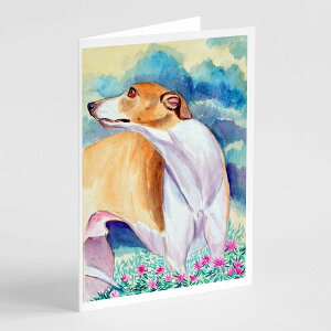 [��������] Caroline's Treasures Whippet Greeting Cards with Envelopes, 5" x 7" (8 Count) [�y�V�C�O�ʔ�] | Caroline's Treasures Whippet Greeting Cards with Envelopes, 5" x 7" (8 Count)