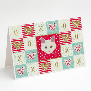 [��������] Caroline's Treasures Aphrodite Giant Cat Love Greeting Cards with Envelopes, 5" x 7" (8 Count) [�y�V�C�O�ʔ�] | Caroline's Treasures Aphrodite Giant Cat Love Greeting Cards with Envelopes, 5" x 7" (8 Count)