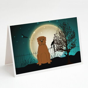 [��������] Caroline'sTreasures Scary Dogue de Bourdeaux Halloween Greeting Cards with Envelope, 5 x 7 (8 Count) [�y�V�C�O�ʔ�] | Caroline'sTreasures Scary Dogue de Bourdeaux Halloween Greeting Cards with Envelopes, 5 x 7 (8 Count)