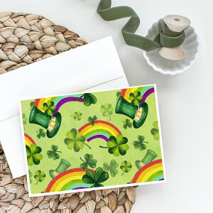 [RDY] [] ʉZgEpgbNXEfCEbL[v`EO[eBOJ[hƕ 8 [yVCOʔ] | Watercolor St Patrick's Day Lucky Leprechan Greeting Cards and Envelopes Pa