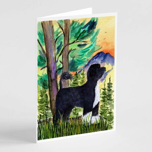 [] Caroline's Treasures |gKO[eBOJ[hAtA5C` x 7C`i8JEgj [yVCOʔ] | Caroline's Treasures Portuguese Water Dog Greeting Cards with Envelopes, 5" x