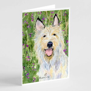 [RDY] [��������] Caroline's Treasures �x���W�F�E�s�J�[�� �����t���O���[�e�B���O�J�[�h�A5�C���`×7�C���`�i8���g�j [�y�V�C�O�ʔ�] | Caroline's Treasures Berger Picard Greeting Cards with Envelopes, 5" x 7" (8 Cou