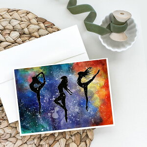 [RDY] [��������] �_���T�[�Y�E�O���[�e�B���O�J�[�h������ 8������ [�y�V�C�O�ʔ�] | Dancers Greeting Cards and Envelopes Pack of 8