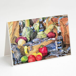 [RDY] [��������] Caroline's Treasures Crabs and Barqs Greeting Cards with Envelopes, 5 x 7 (8 Count) [�y�V�C�O�ʔ�] | Caroline's Treasures Crabs and Barqs Greeting Cards with Envelopes, 5 x 7 (8 Count)