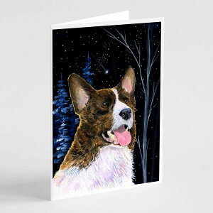 [RDY] [��������] Caroline's Treasures Starry Night Corgi Greeting Cards with Envelopes, 5 x 7 (8 Count) [�y�V�C�O�ʔ�] | Caroline's Treasures Starry Night Corgi Greeting Cards with Envelopes, 5 x 7 (8 Count)