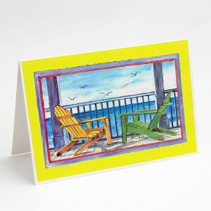 [RDY] [��������] Caroline's Treasures Adirondack Chairs Greeting Cards with Envelopes, 5 x 7 (8 Count) [�y�V�C�O�ʔ�] | Caroline's Treasures Adirondack Chairs Greeting Cards with Envelopes, 5 x 7 (8 Count)