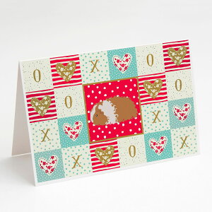 [��������] Caroline's Treasures Texel Guinea Pig Love Greeting Cards with Envelop, 5" x 7" (8 Count) [�y�V�C�O�ʔ�] | Caroline's Treasures Texel Guinea Pig Love Greeting Cards with Envelopes, 5" x 7" (8 Count)