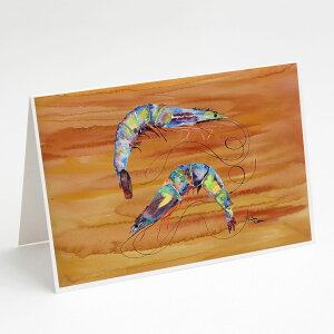 [RDY] [��������] Caroline's Treasures Shrimp Spicy Hot Greeting Cards with Envelopes, 5 x 7 (8 Count) [�y�V�C�O�ʔ�] | Caroline's Treasures Shrimp Spicy Hot Greeting Cards with Envelopes, 5 x 7 (8 Count)