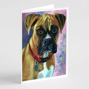 [RDY] [��������] Caroline's Treasures Natural Fawn Boxer Greeting Cards with Envelopes, 5 x 7 (8 Count) [�y�V�C�O�ʔ�] | Caroline's Treasures Natural Fawn Boxer Greeting Cards with Envelopes, 5 x 7 (8 Count)