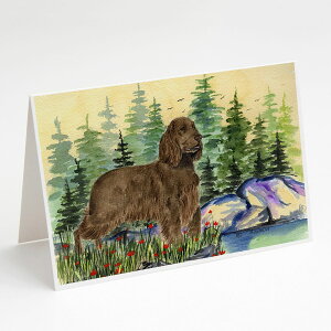 [RDY] [] Caroline's Treasures tB[hXpjG O[eBOJ[hitjA5C` x 7C`i8JEg [yVCOʔ] | Caroline's Treasures Field Spaniel Greeting Cards with Envelopes, 5
